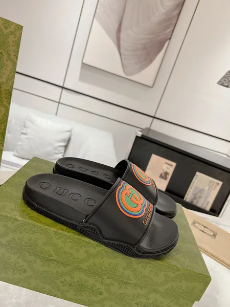 Gucci Good Game Slide Sandals Black product view 2