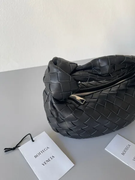Bottega Veneta BV Jodie Mini Bag In Black Intrecciato Lambskin product view 6