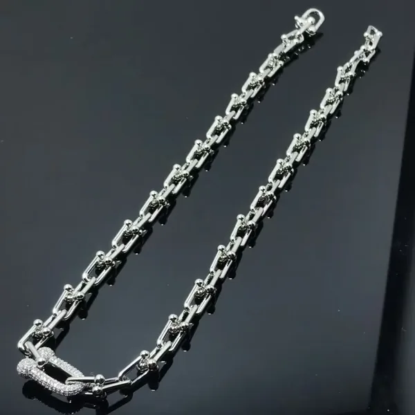 Tiffany & Co. HardWear Elongated Link Pendant Necklace Silver-Tone product photo