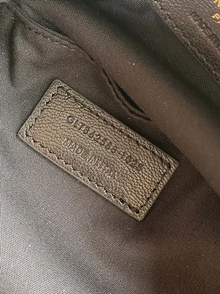 Saint Laurent Amalia Mini Hobo Bag — Tan Suede product view 10