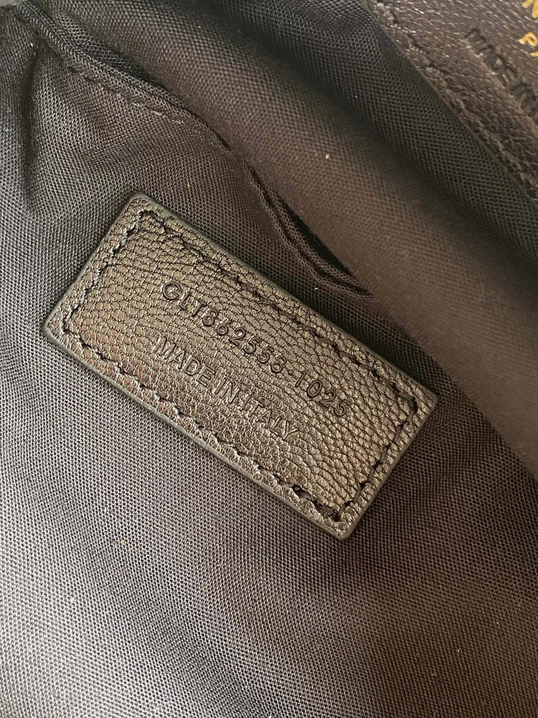 Saint Laurent Amalia Mini Hobo Bag — Tan Suede product view 10