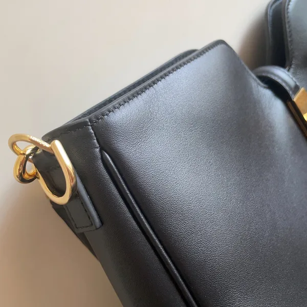 Celine Medium Camille 16 Soft Bag In Smooth Calfskin — Black product view 7