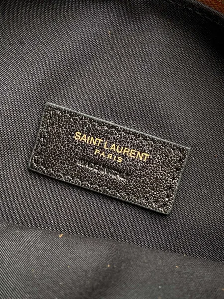 Saint Laurent Amalia Mini Hobo Bag — Tan Suede product view 9