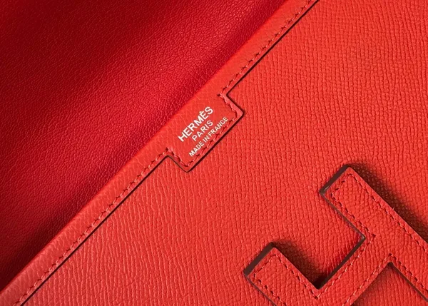 Hermes Jige Elan 29 Clutch Bag In Red Epsom Leather product view 3