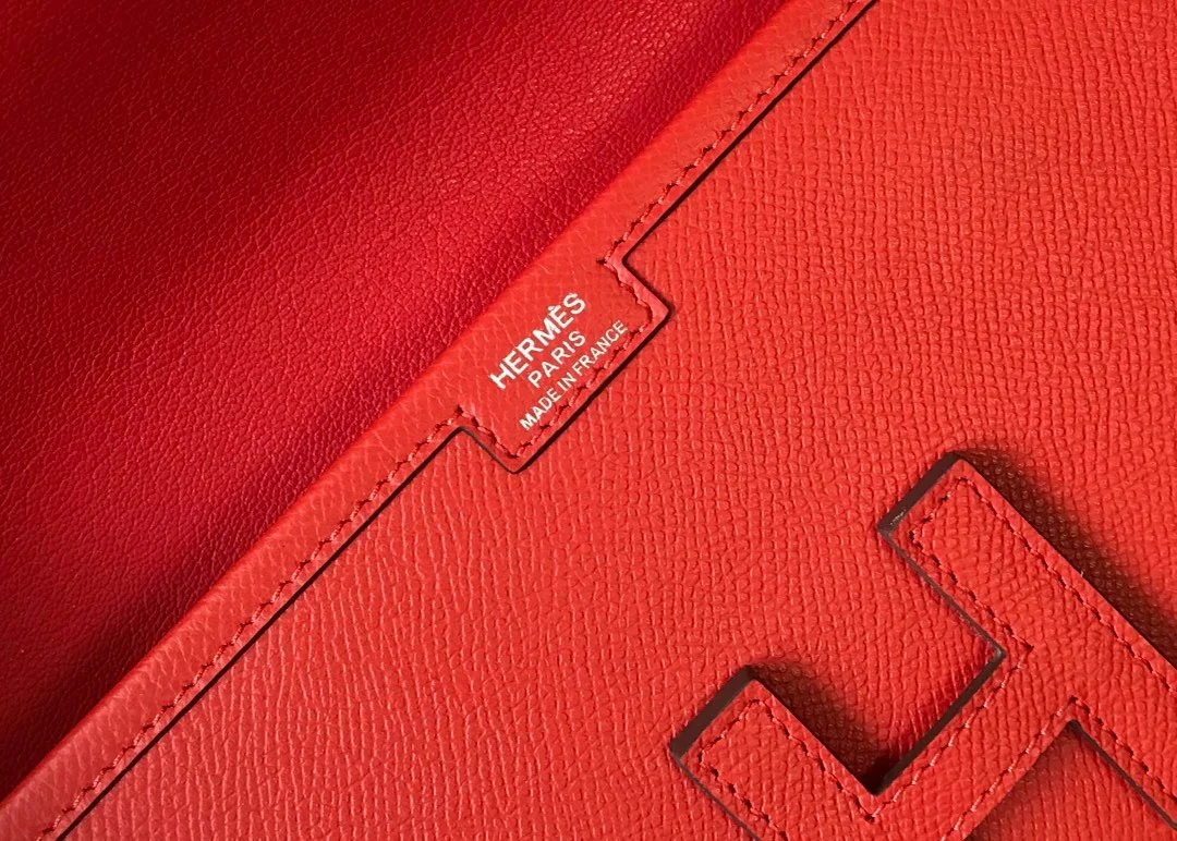 Hermes Jige Elan 29 Clutch Bag In Red Epsom Leather product view 3
