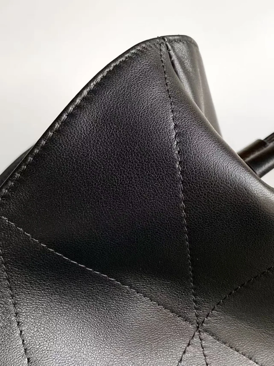 Saint Laurent Jamie Shoulder Pouch in Black Lambskin product view 7
