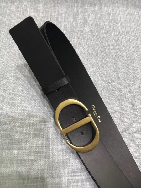 Dior 30 Montaigne 35MM Belt In Black Smooth Calfskin product view 7