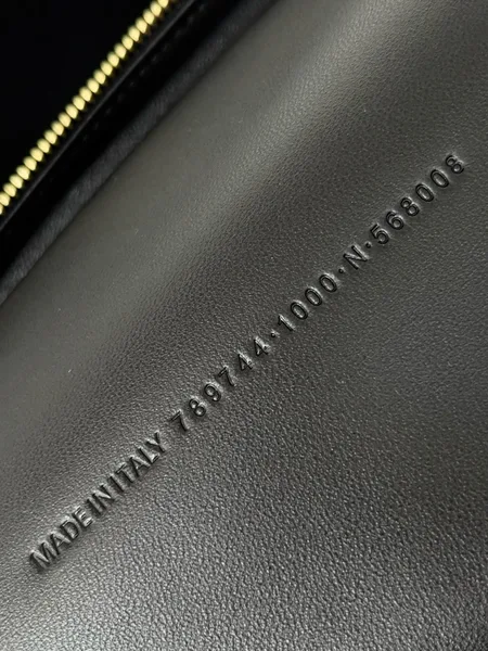 Balenciaga Rodeo Large Bag in Black Croc-Embossed Calfskin product view 6