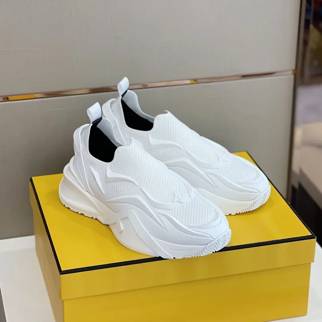 Fendi Flow Slip-On Sneakers in White product view 1