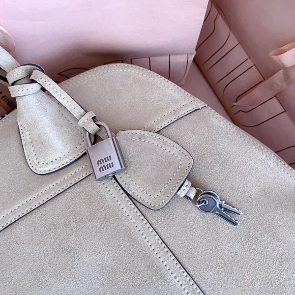 Miu Miu Vivant Bag — Light Grey product view 5