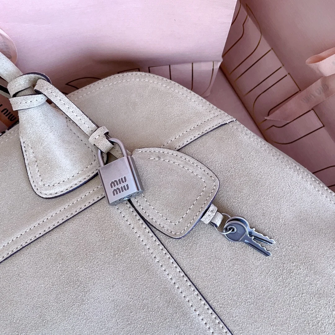 Miu Miu Vivant Bag — Light Grey product view 5