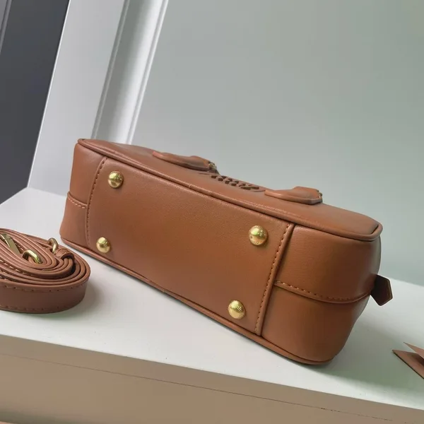 Miu Miu Arcadie Medium Bag in Cognac Leather product view 6