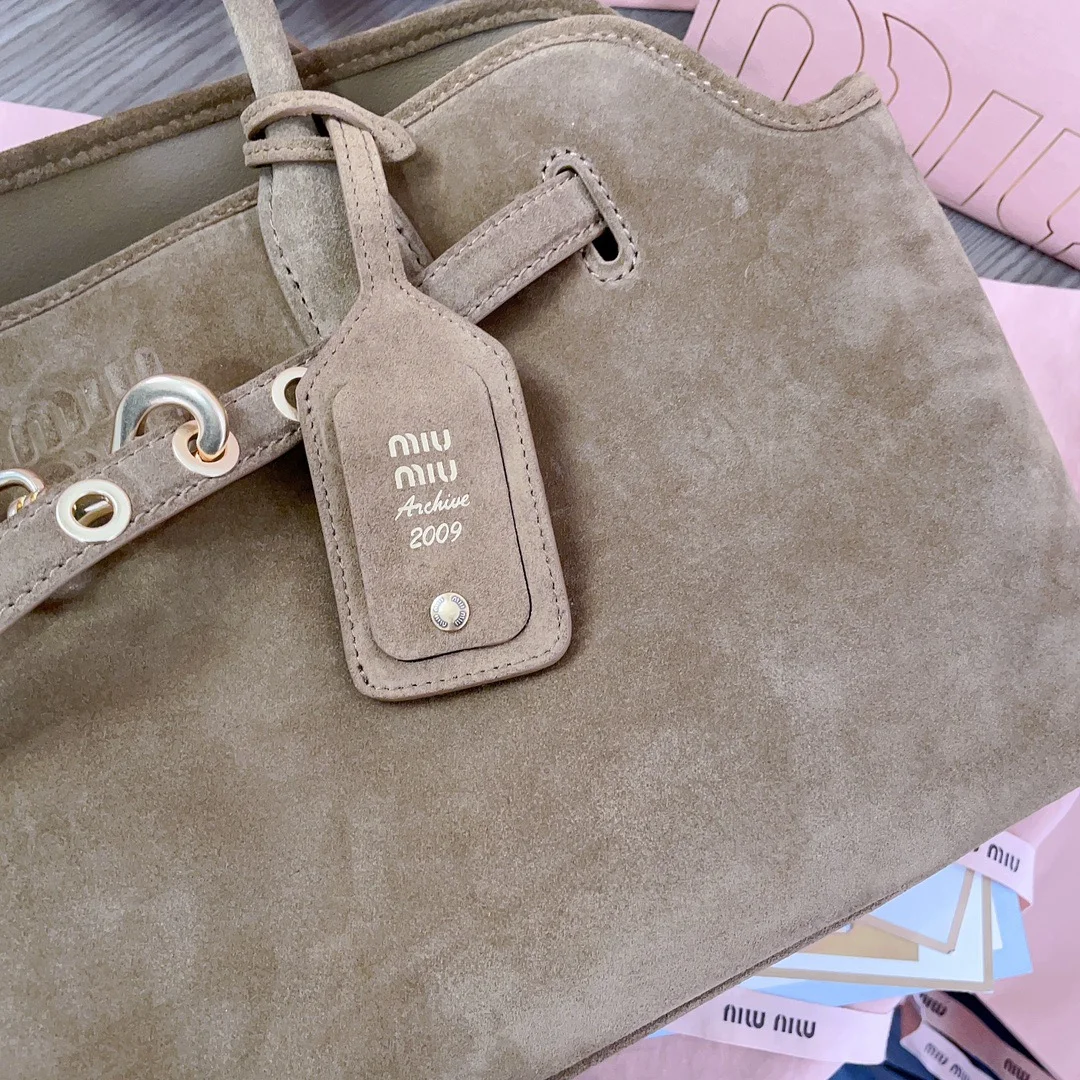 Miu Miu Aventure Suede Bag — Tan Suede product view 7