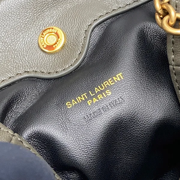 Saint Laurent Jamie Mini Shoulder Pouch — Olive product view 9
