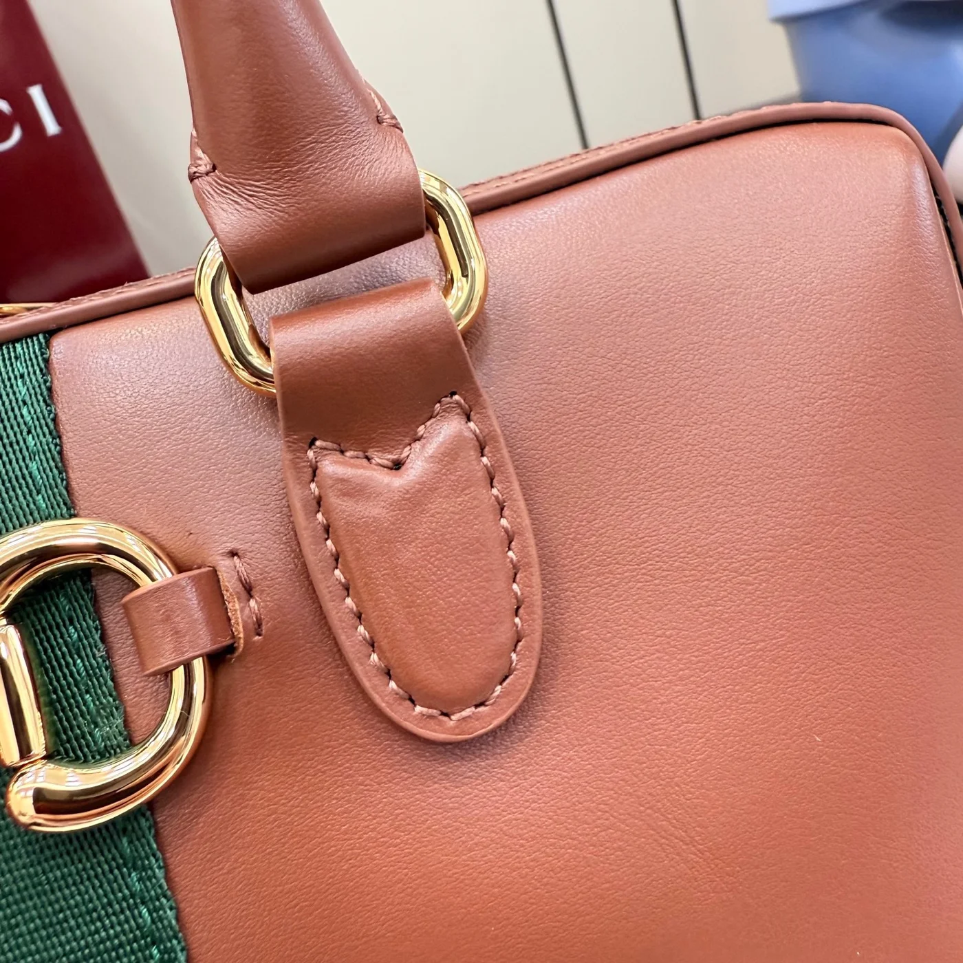 Gucci Borsetto Medium Boston Bag — Brown product view 10