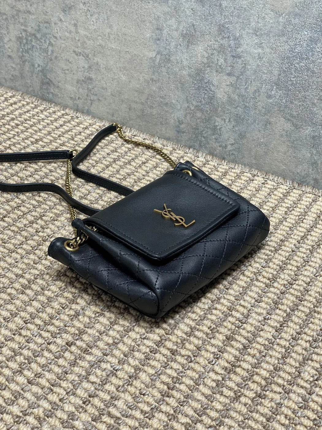 Saint Laurent Mini Nolita Bag — Black product view 4