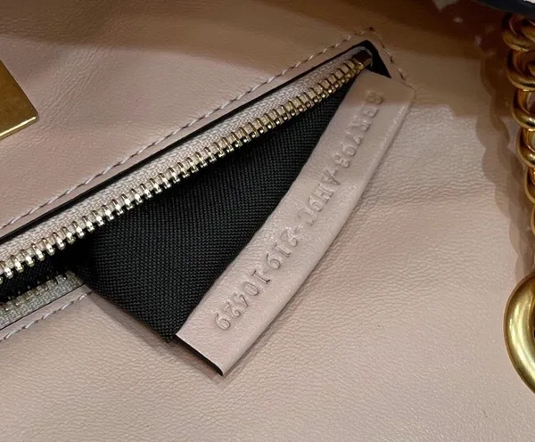 Fendi Baguette Chain Midi Bag In Powder Nappa Leather product view 6