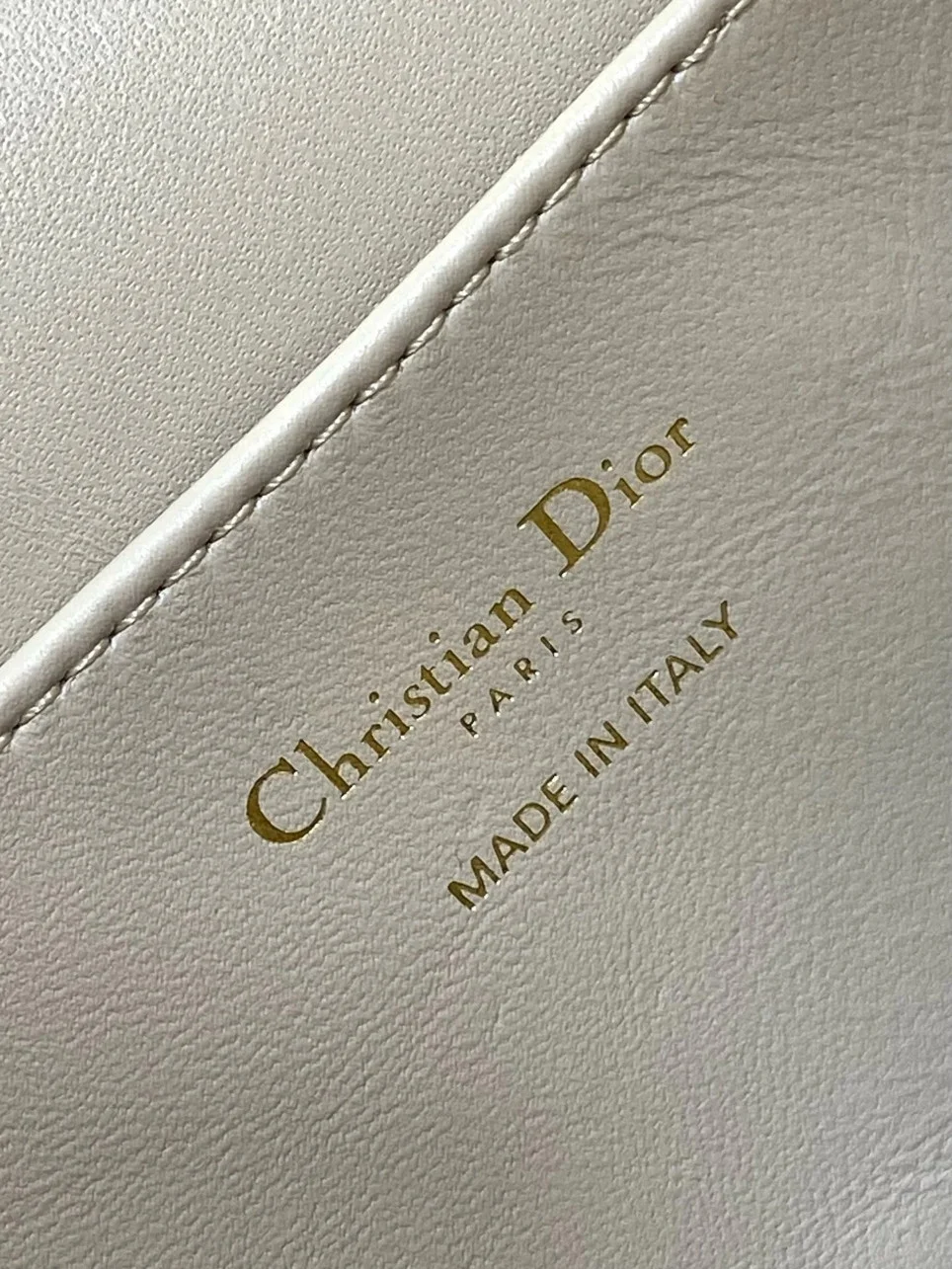 Dior Caro Medium Backpack in Beige Macrocannage Lambskin product view 10
