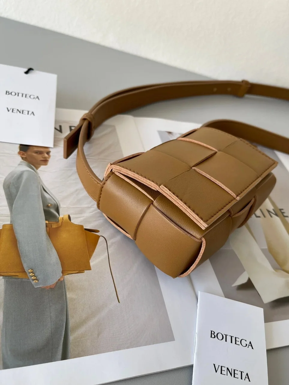 Bottega Veneta Candy Cassette Bag In Acorn Lambskin product view 5