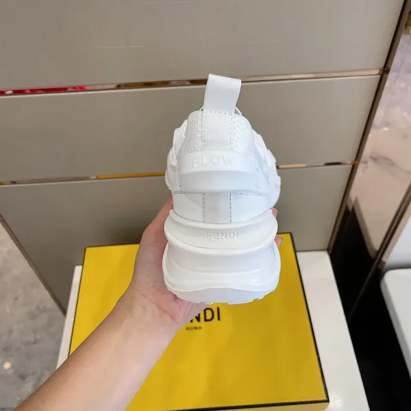Fendi Flow Slip-On Sneakers in White product view 6