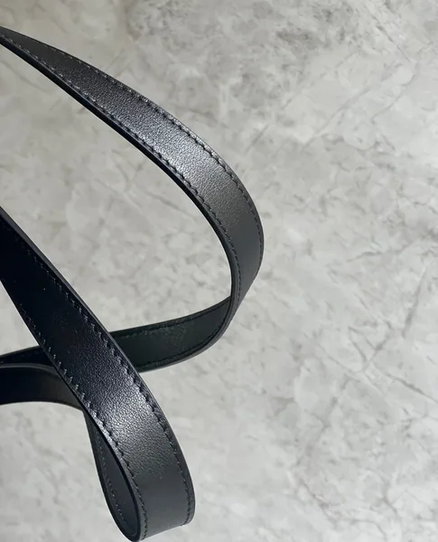 Loewe Large Puzzle Fold Tote Bag in Black Calfskin product view 3