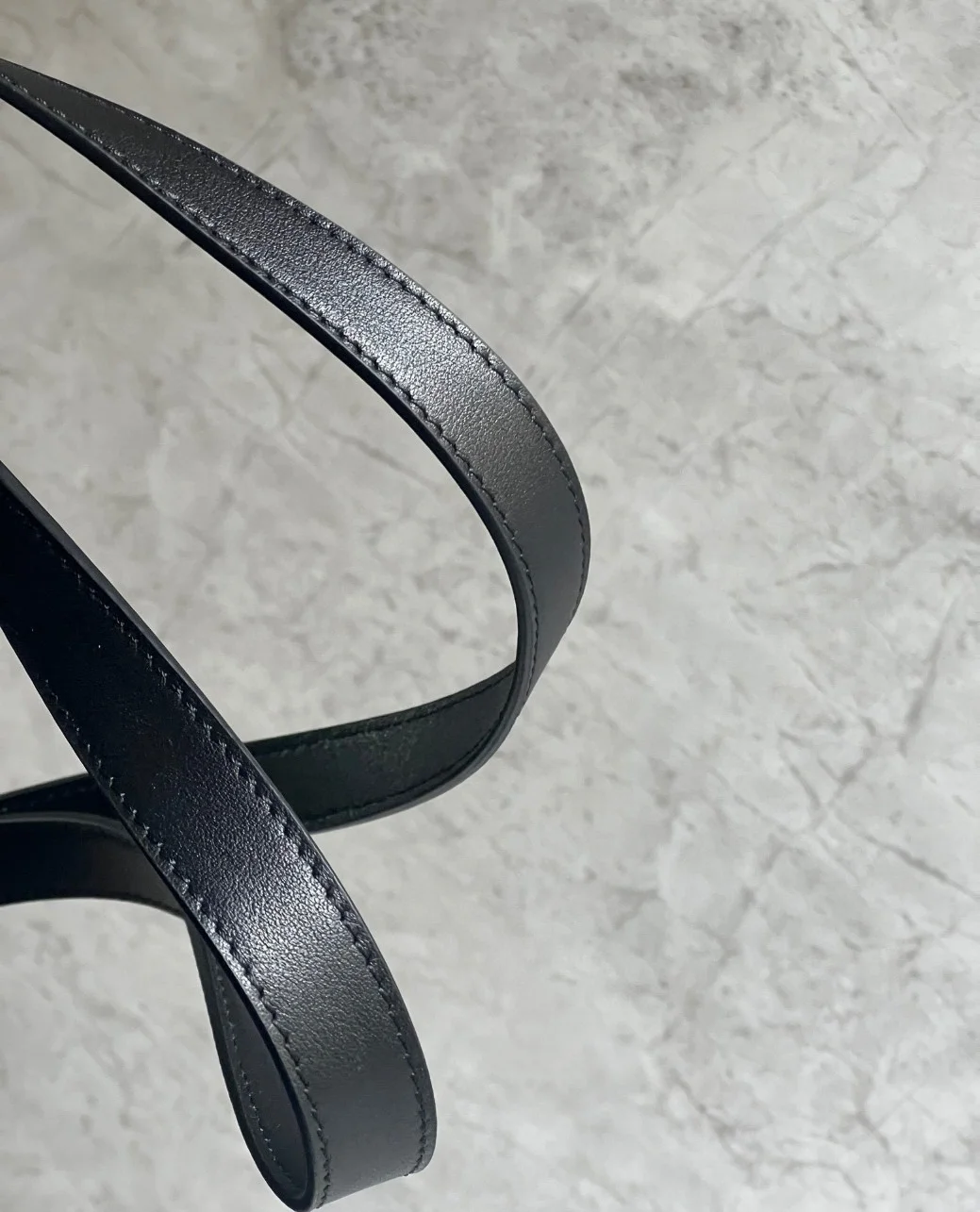 Loewe Large Puzzle Fold Tote Bag in Black Calfskin product view 3
