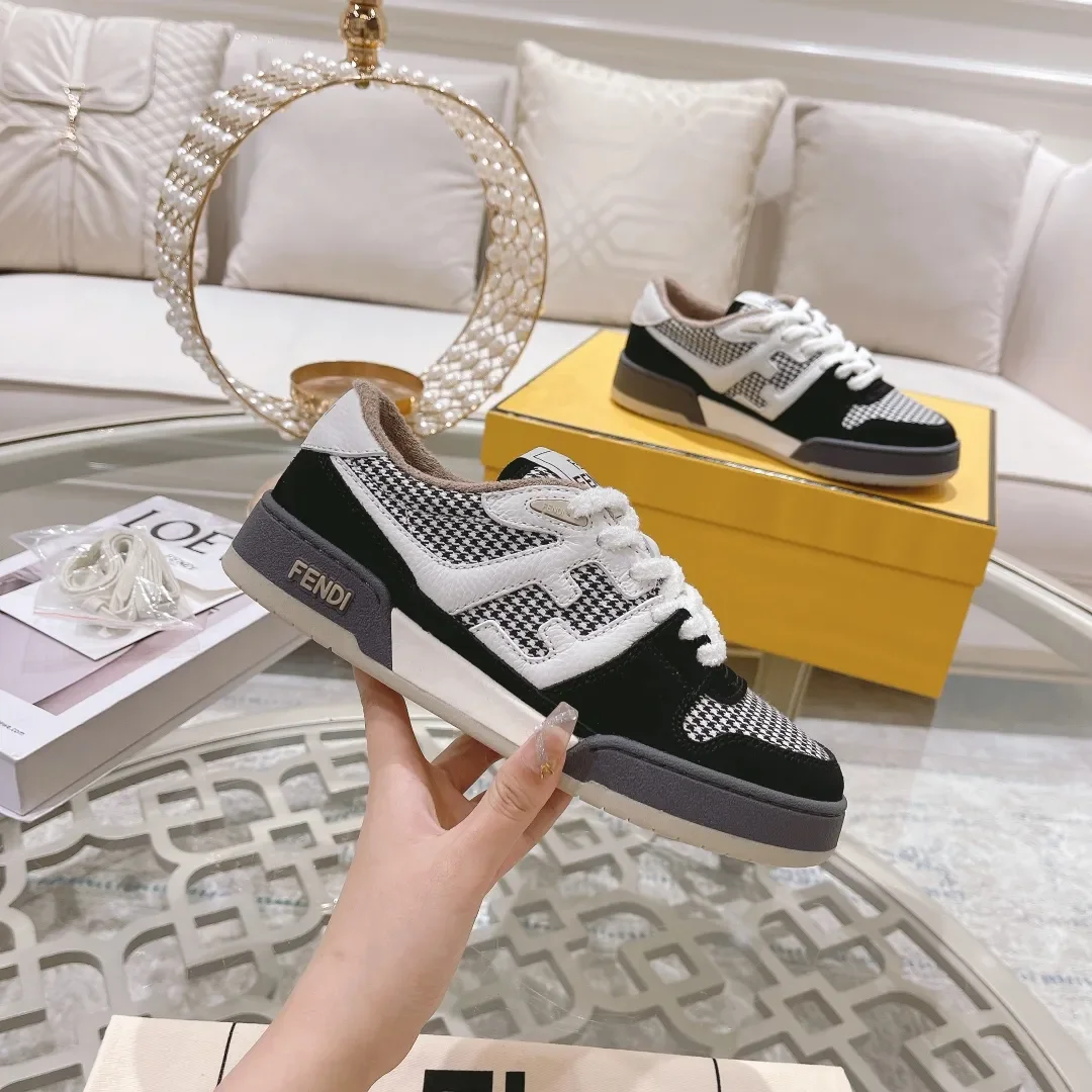 Fendi Match 2024 Sneakers Black White Low product view 5