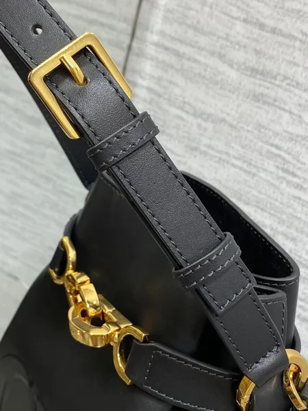 Dior C’est Medium Bag in Black Saddle Calfskin product view 4