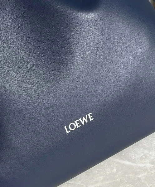 Loewe Flamenco Clutch Bag in Abyss Blue Nappa Calfskin product view 9