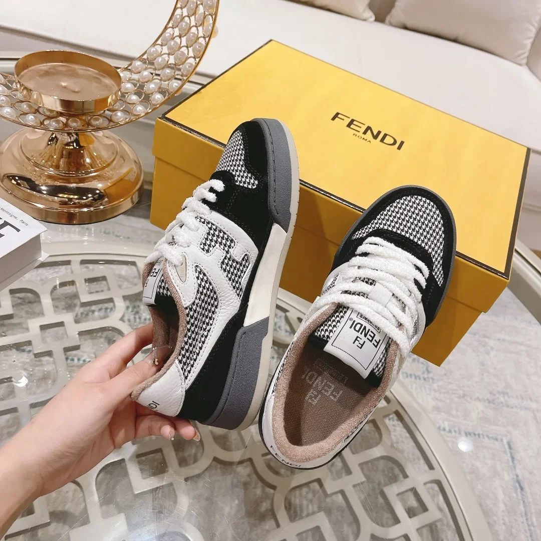 Fendi Match 2024 Sneakers Black White Low product view 4