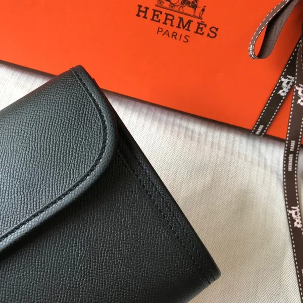 Hermes Jige Elan 29 Clutch Bag In Black Epsom Leather product view 4
