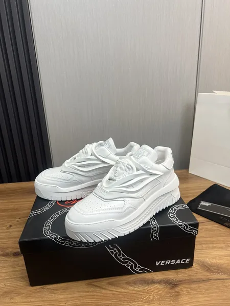 Versace Leather Sneakers White product view 3