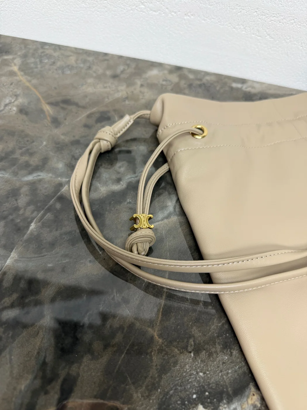 Celine Small Crystal Pouch — Taupe product view 14