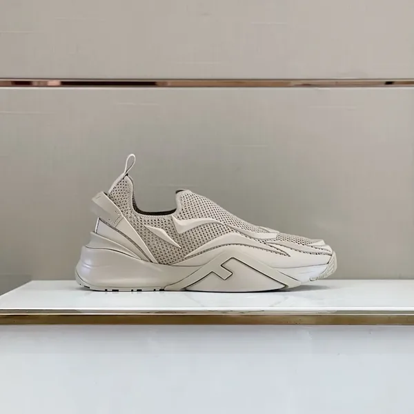 Fendi Flow Slip-On Sneakers — White product view 3