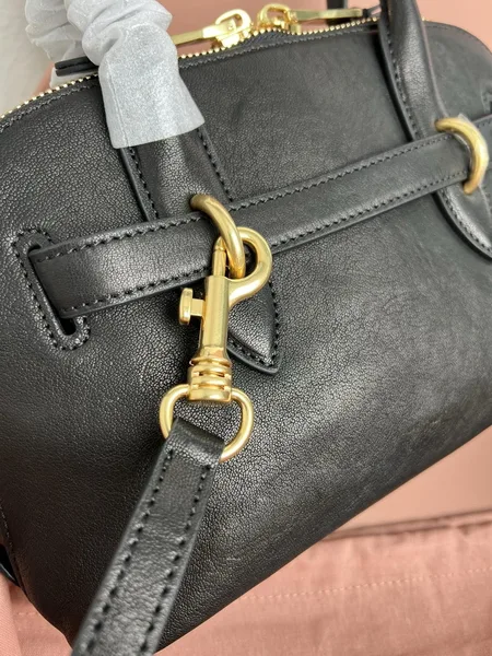 Miu Miu Aventure Small Top-handle Bag in Black Nappa Leather product view 10