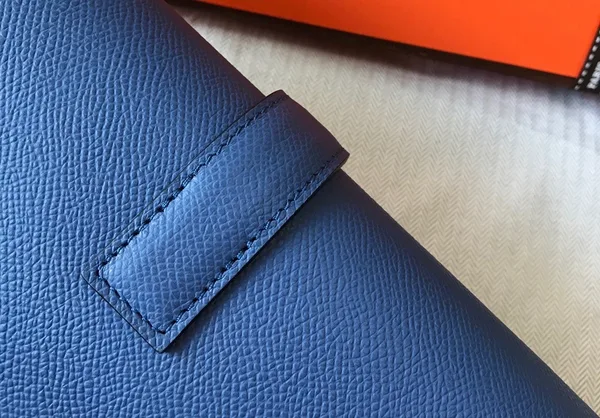 Hermes Jige Elan 29 Clutch Bag In Blue Agate Epsom Leather product view 2