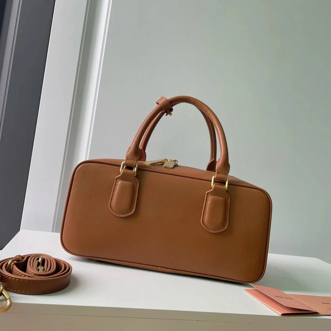 Miu Miu Arcadie Large Bag in Cognac Leather product view 3
