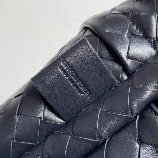 Bottega Veneta Medium Backpack In Dark Blue Intrecciato Calfskin product view 7