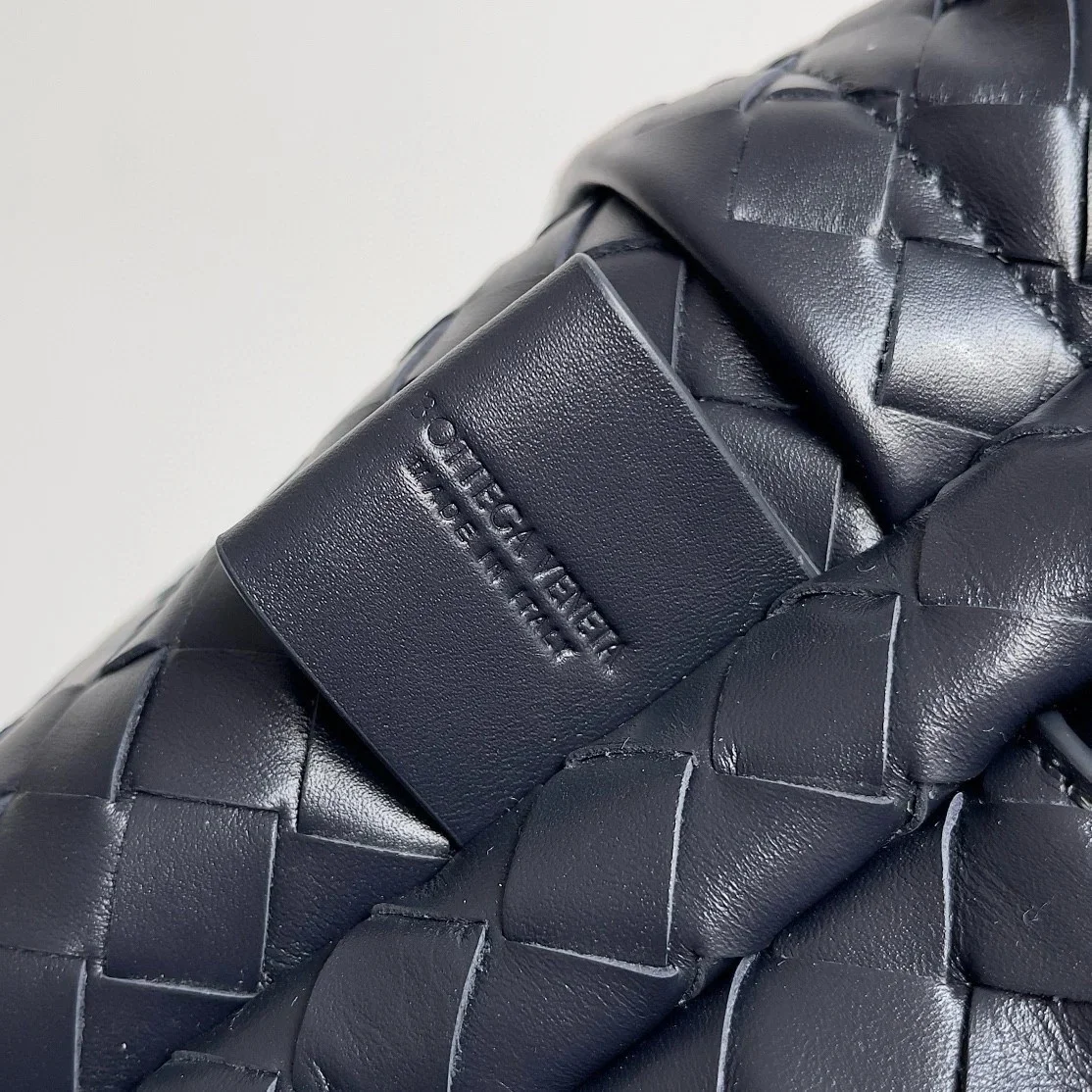 Bottega Veneta Medium Backpack In Dark Blue Intrecciato Calfskin product view 7