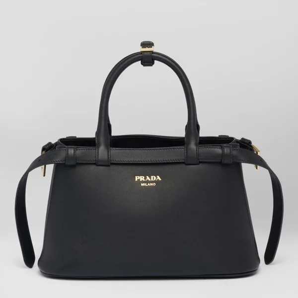 Prada Small Handbag in Black Leather with Belt product photo