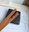 Prada 35MM Belt in Brown Smooth Calfskin product view 3