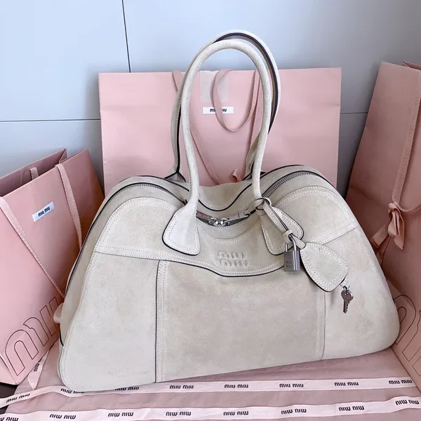 Miu Miu Vivant Bag — Light Grey product view 9