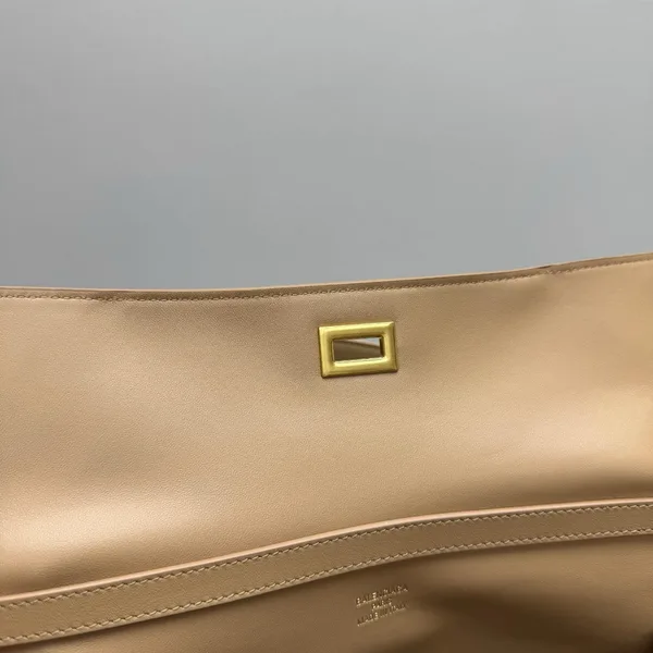 Balenciaga Rodeo Medium Bag in Latte Calfskin product view 13