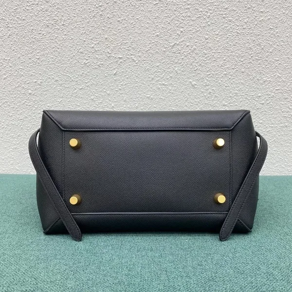 Celine Belt Mini Bag In Black Grained Calfskin product view 5