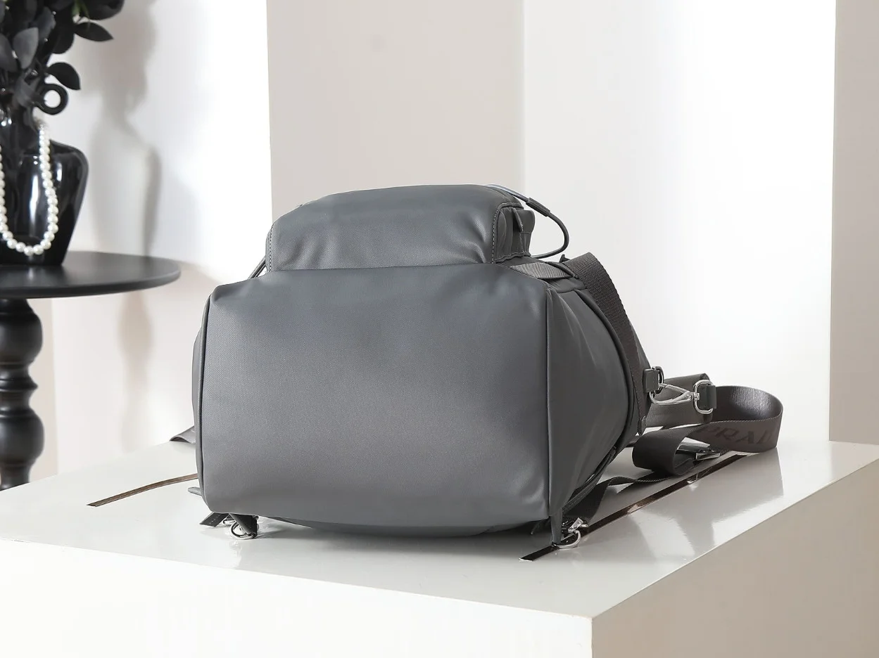 Prada Backpack in Mercury Gray Re-Nylon product view 10