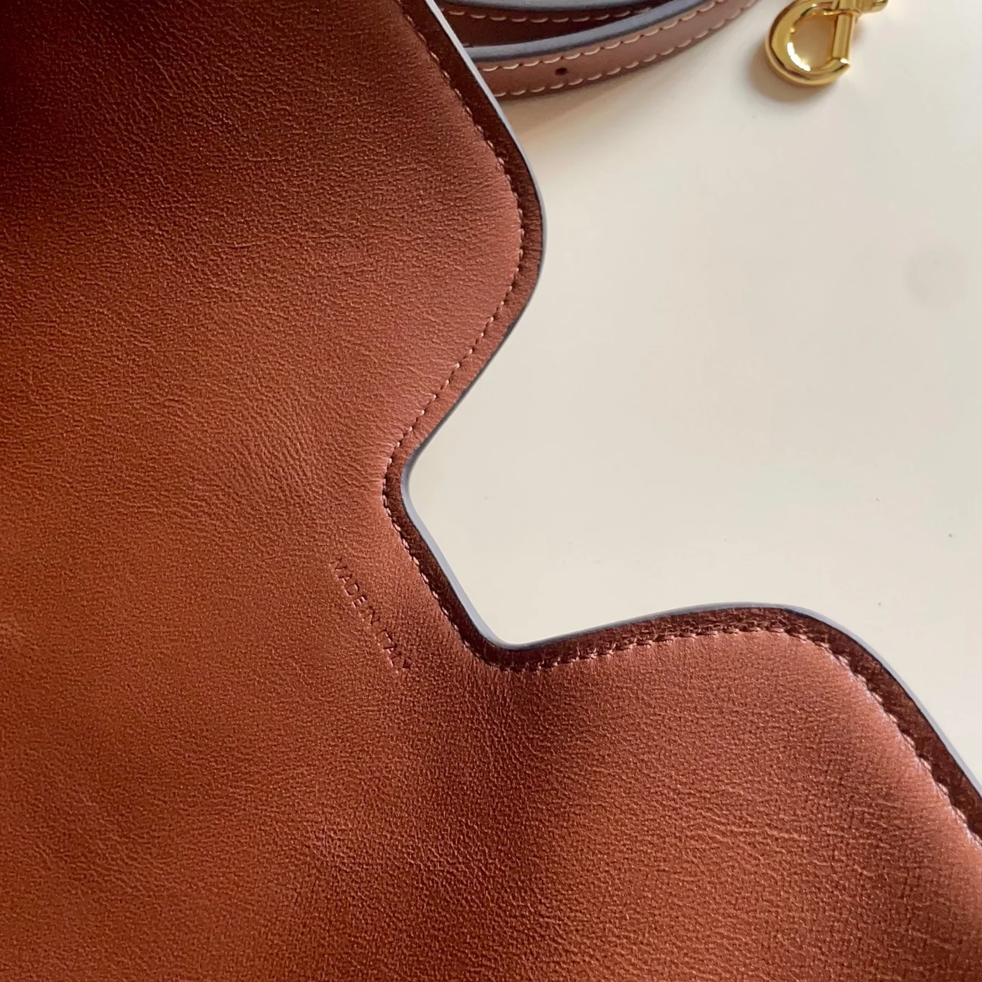 Celine Medium Camille 16 Soft Bag In Smooth Calfskin — Tan product view 5