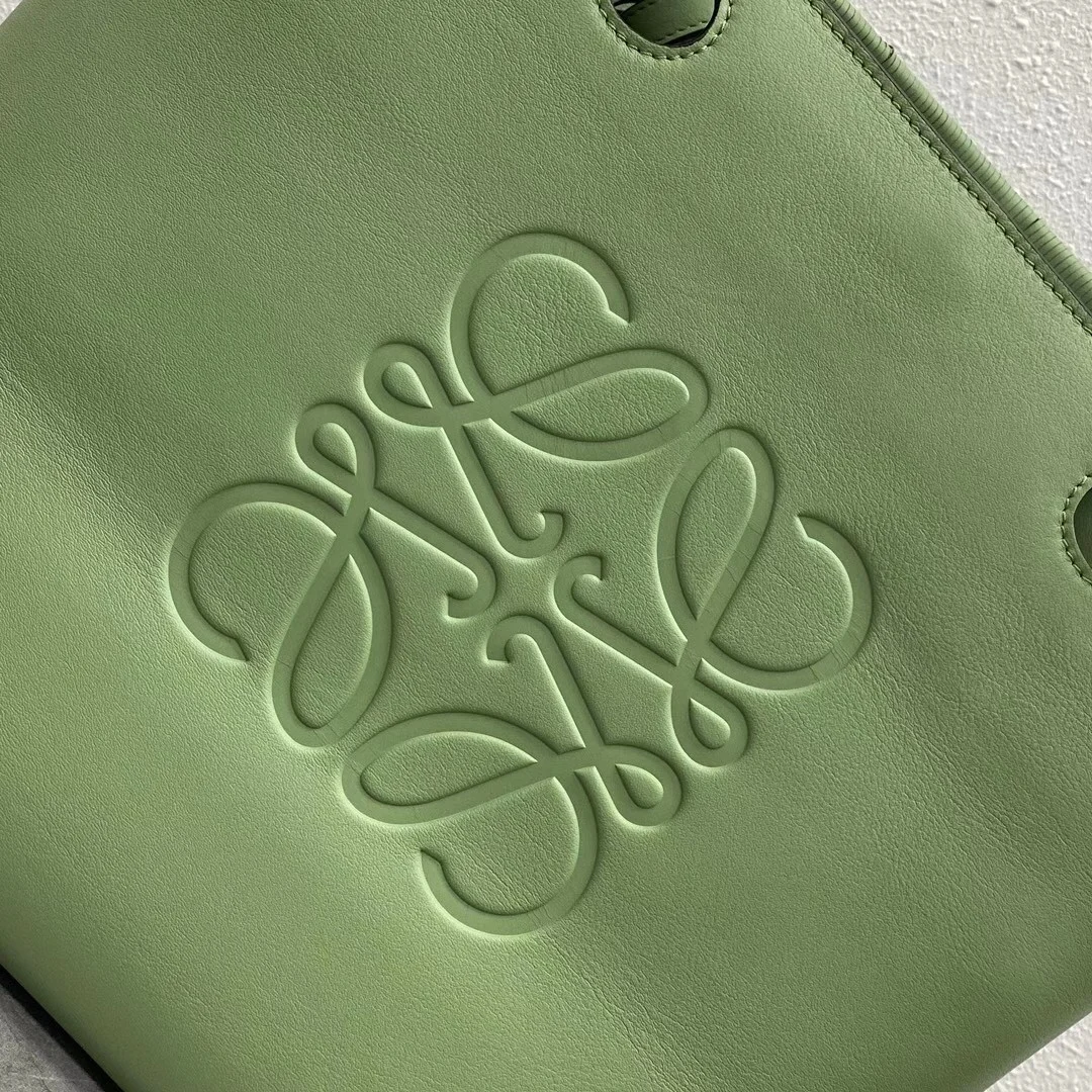 Loewe Anagram Medium Tote Bag In Rosemary Calfskin product view 8