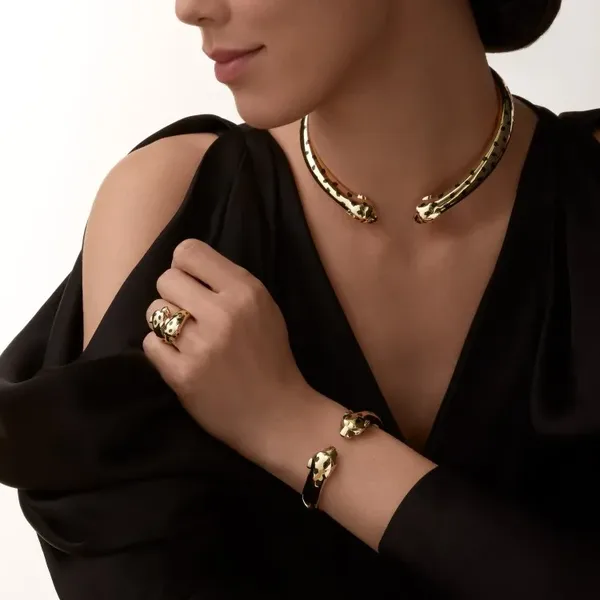 Cartier Panthere Gold-Tone Double Panther Head Ring product view 5