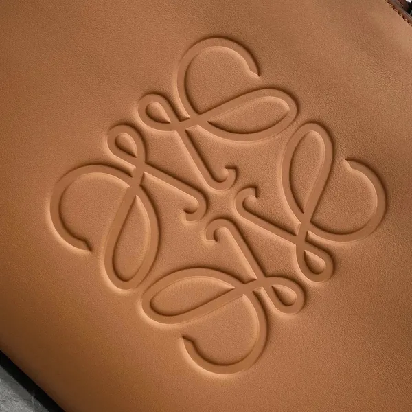 Loewe Anagram Small Tote In Brown Classic Calfskin product view 6