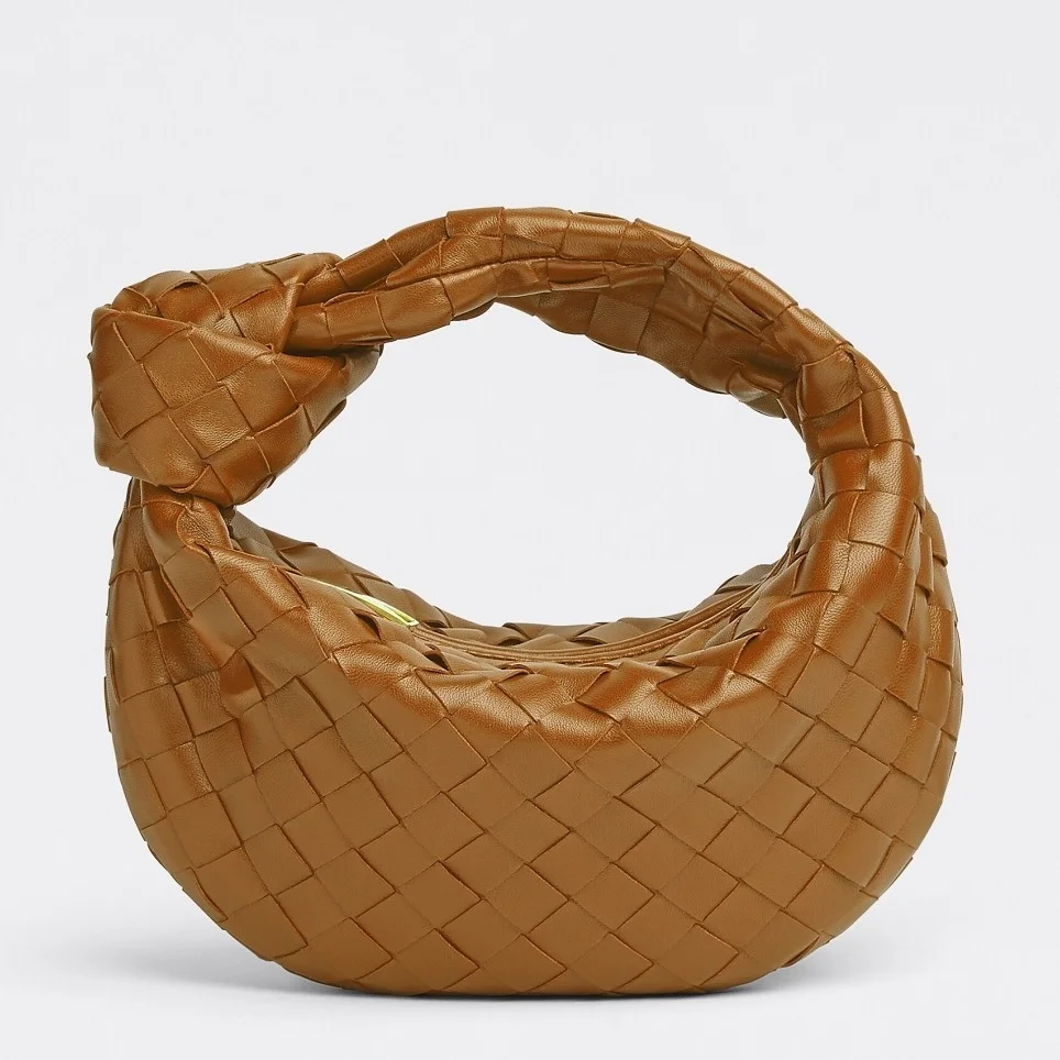 Bottega Veneta BV Jodie Mini Bag In Caramel Intrecciato Lambskin product view 1